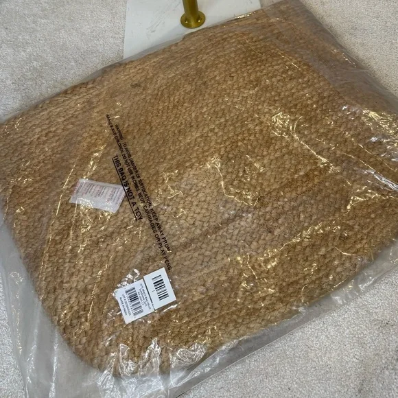 NWT Karma Jute Hello Sunshine Boho Large Tote Bag - Picture 7 of 9